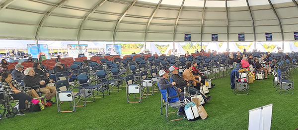 Peguis CFS AGM held under the new dome
